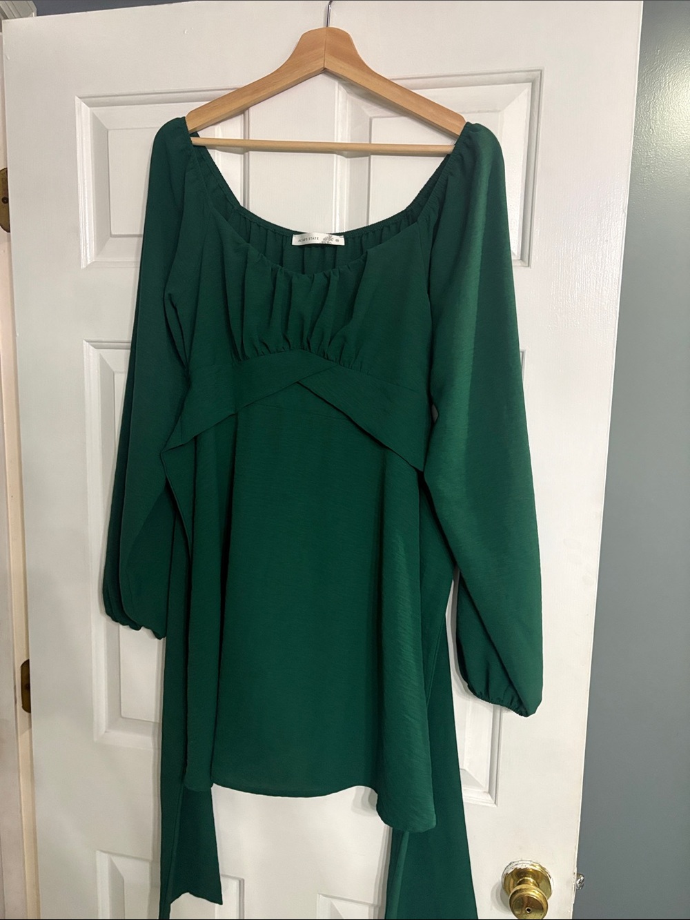 Women's Alter’d State Emerald Green Long Sleeve Dress